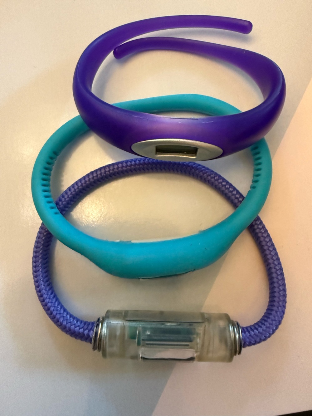 Lot of 3 Vintage/Retro Silicone Wristband Sports Watches & Fitness Trackers